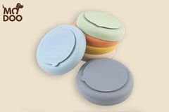 Silicone slow-feeder bowl with anti-slip suction cups at the bottom - Anti-Choking & Slow Eating Design