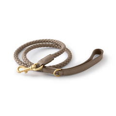 Braided Leather Dog Leash โ 4 Colors