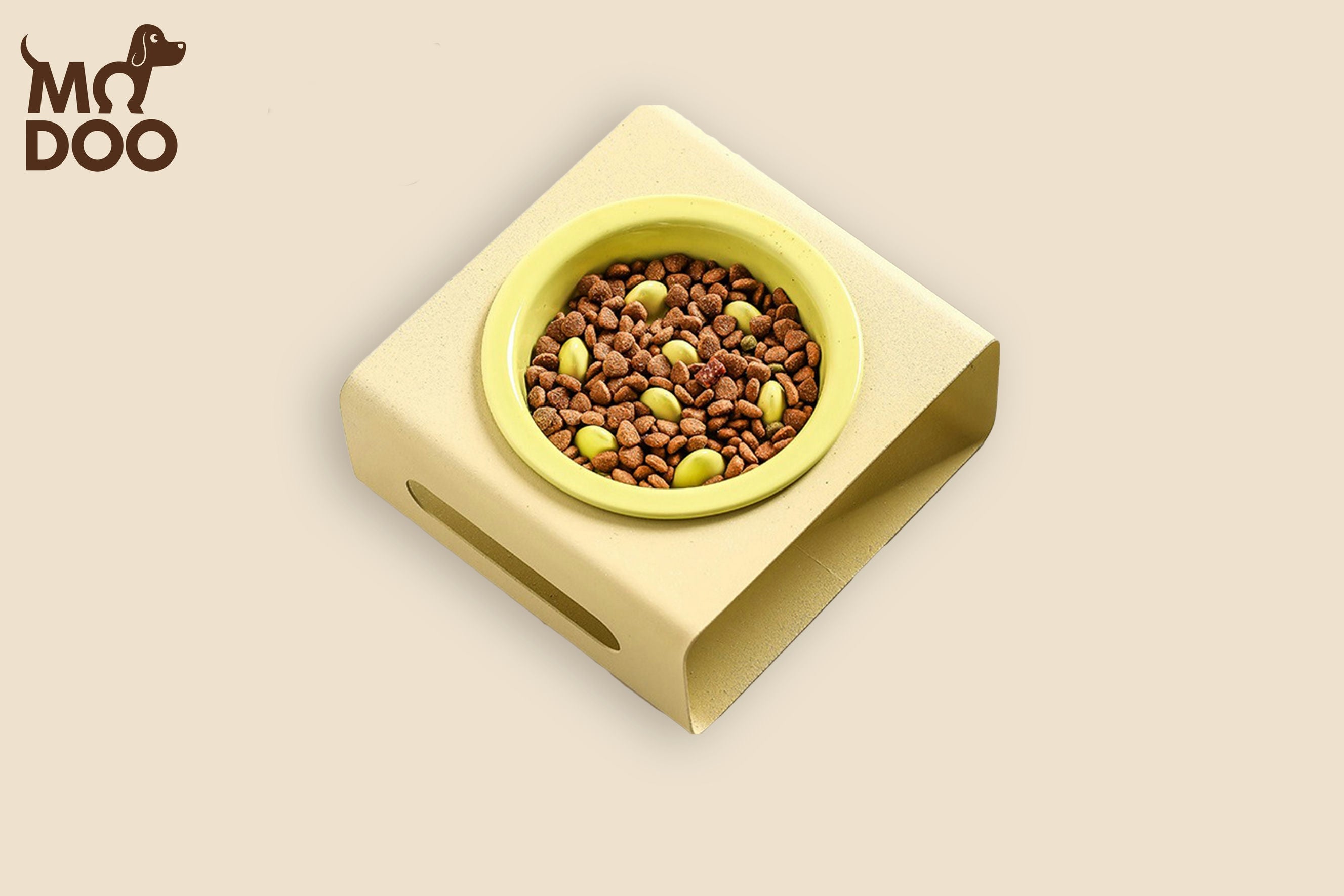 "Paws & Pause" Creative Cream Pet Slow-Feeding Bowl – Ergonomic Mealtime Wellness for Cats & Dogs "Paws & Pause" Creative Cream Pet Slow-Feeding Bowl – Ergonomic Mealtime Wellness for Cats & Dogs