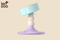 Neck protecting high legged dog&cat food bowl,  anti - tipping and adjustable dog water dispenser