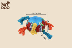 Rainbow Twist Candy Dog Chew Toy - Squeaky, Durable, and Teething-Resistant Pet Supplies for Aggressive Chewers (Vibrant Colors, Noise-Making Fun, Non-Toxic Material