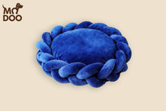 Cotton-Filled Fabric Strip Yarn Woven Cat Bed - DIY Arm-Thick Handwoven Pet Dog Bed & Dog Mattress