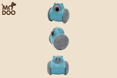 Wobbler Dog Toy - Self Play IQ Puzzle Game with Treat Dispenser for Boredom & Anxiety Relief 360° Rotating Slow Feeder with Treat Dispenser Self-Play IQ Puzzle Toy for Dogs