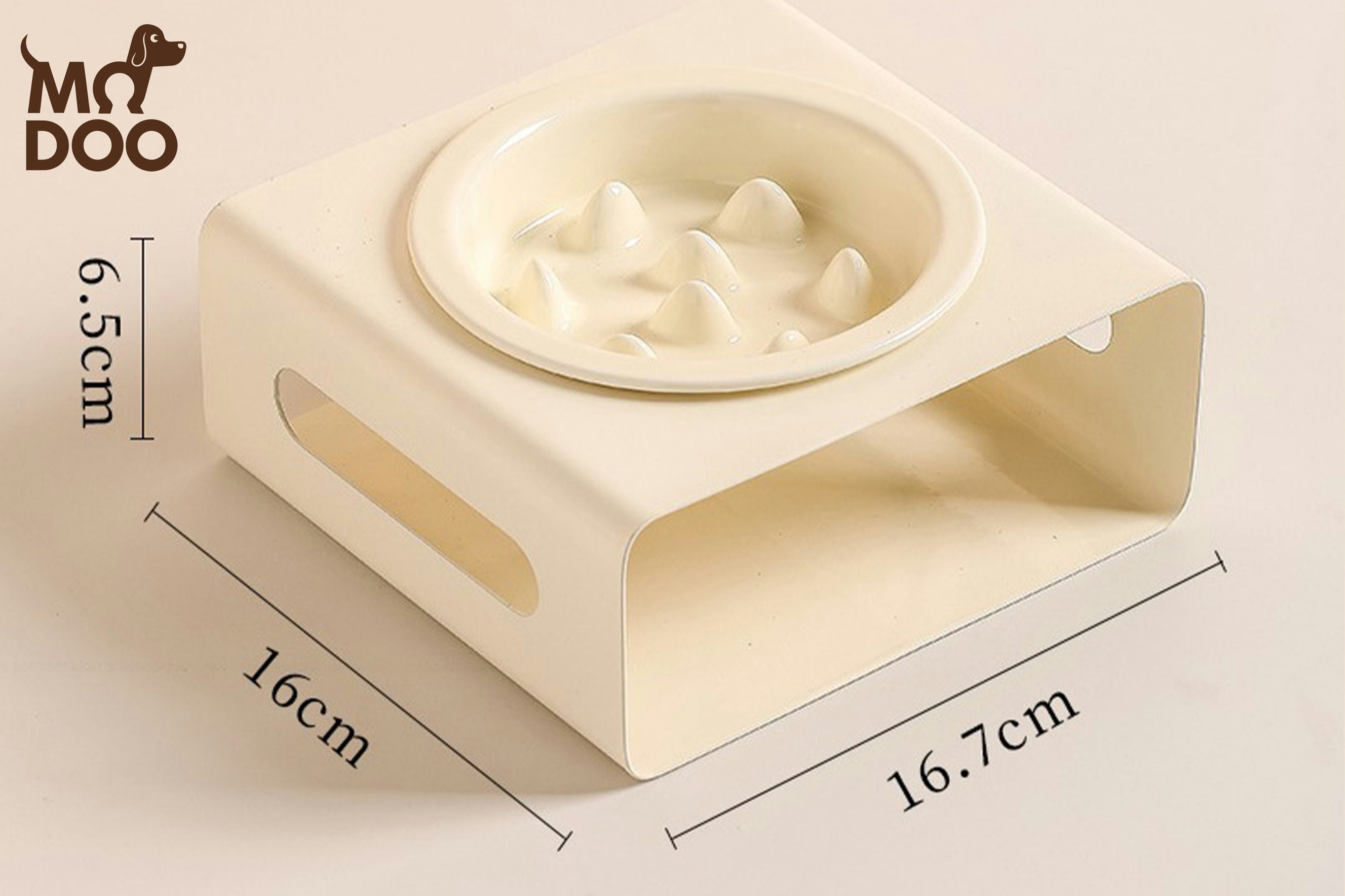 "Paws & Pause" Creative Cream Pet Slow-Feeding Bowl – Ergonomic Mealtime Wellness for Cats & Dogs "Paws & Pause" Creative Cream Pet Slow-Feeding Bowl – Ergonomic Mealtime Wellness for Cats & Dogs