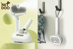 Pet Spray Paint Comb Dog Head Drawstring Knot Floating Hair Comb One-Button Hair Removal Pet Comb