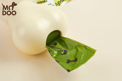 Botella de agua colorida con forma de hueso para perros