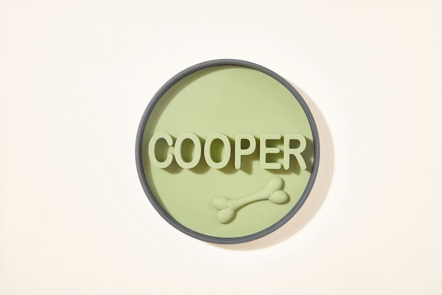 Custom Name Silicone Slow Feeder Bowl – Personalized Pet Dish for Dogs & Cats