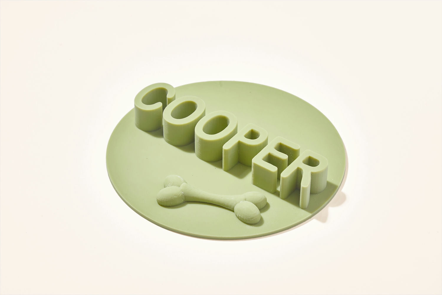 Custom Name Silicone Slow Feeder Bowl – Personalized Pet Dish for Dogs & Cats