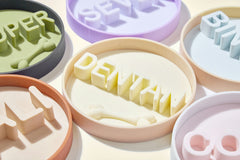 Custom Name Silicone Slow Feeder Bowl – Personalized Pet Dish for Dogs & Cats